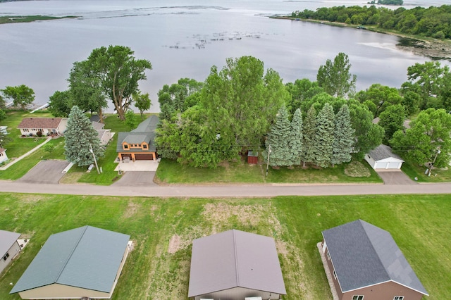 24505 Twilight Ln, Lida Twp, MN 56572 - aerial perspective of suburban area featuring a nearby body of water