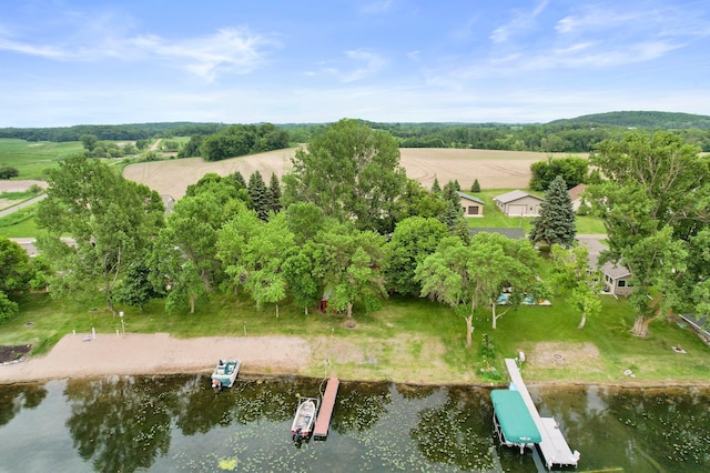 24505 Twilight Ln, Lida Twp, MN 56572 - aerial view of property and surrounding area with a nearby body of water