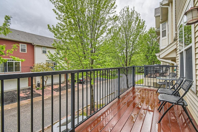 3661 Hazel Trl Unit H, Woodbury, MN 55129 - view of wooden deck