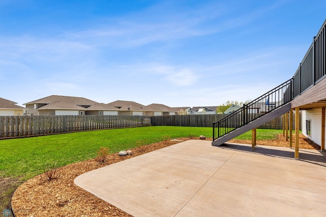 1586 Baywood Dr, Fargo, ND 58078 - view of yard featuring a patio and a residential view