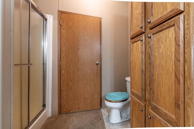 45379 Crystal Hills Dr, Lida Twp, MN 56572 - full bathroom with an enclosed shower and toilet