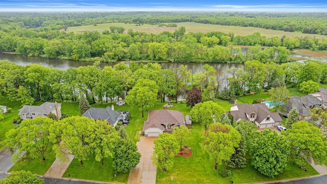 4985 142nd Ln NW, Ramsey, MN 55303 - aerial perspective of suburban area featuring a large body of water