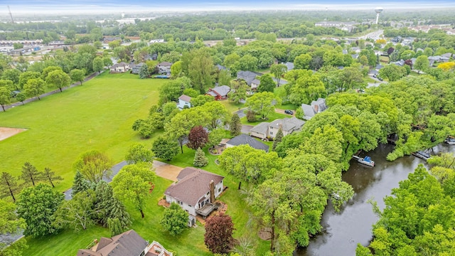 4985 142nd Ln NW, Ramsey, MN 55303 - aerial perspective of suburban area featuring a nearby body of water