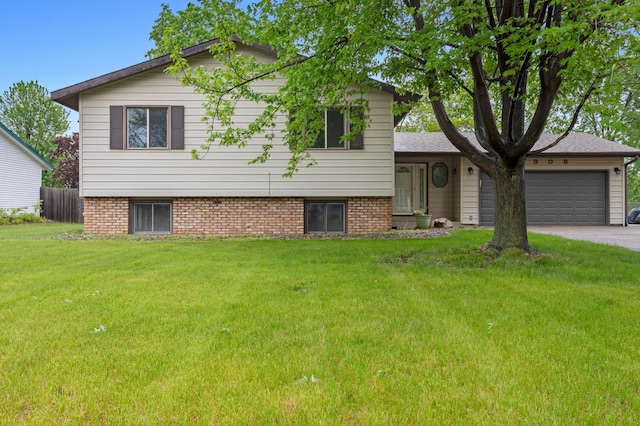 2908 81st Ave N, Brooklyn Park, MN 55444 - tri-level home with an attached garage and concrete driveway