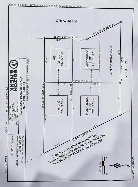 201 10th Ave SE, Pipestone, MN 56164 - parcel map