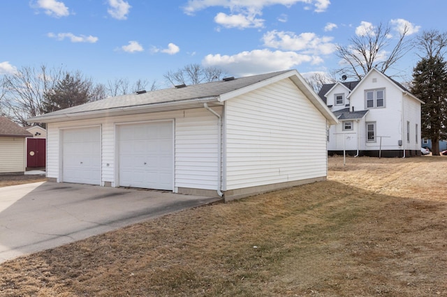 609 2nd Ave NE, Sleepy Eye, MN 56085 - view of detached garage