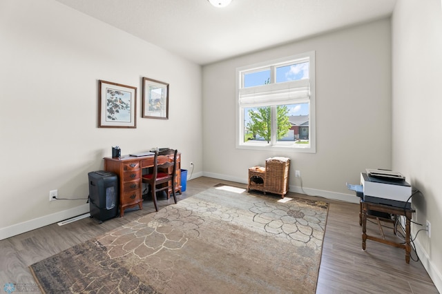 3784 Bell Blvd E, West Fargo, ND 58078 - office space with baseboards and wood finished floors