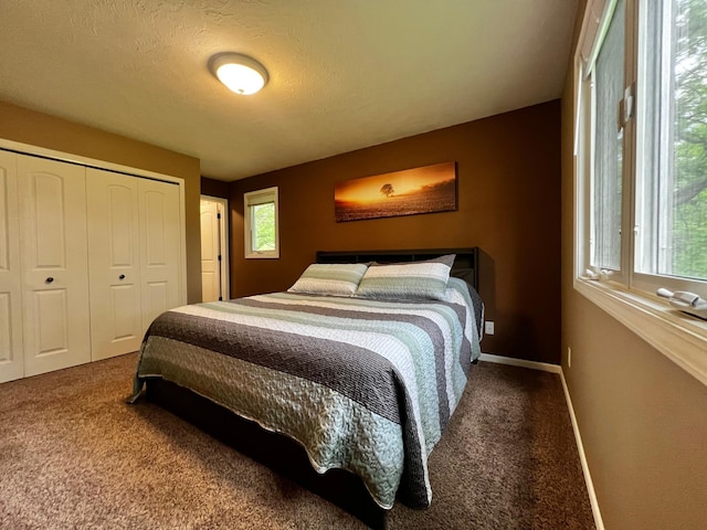17300 Baseline Ave, Sand Creek Twp, MN 55352 - carpeted bedroom with baseboards and a closet