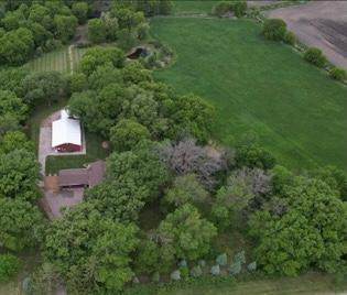 17300 Baseline Ave, Sand Creek Twp, MN 55352 - aerial overview of property's location