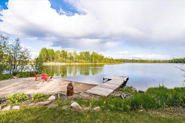 2614 Leroy Rd, Eveleth, MN 55734 - dock featuring a water view