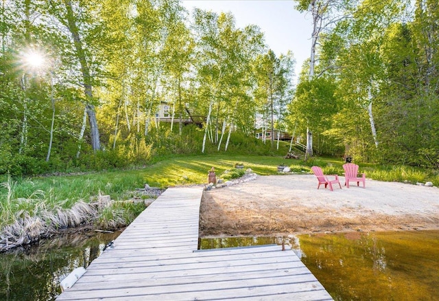 2614 Leroy Rd, Eveleth, MN 55734 - dock with a yard
