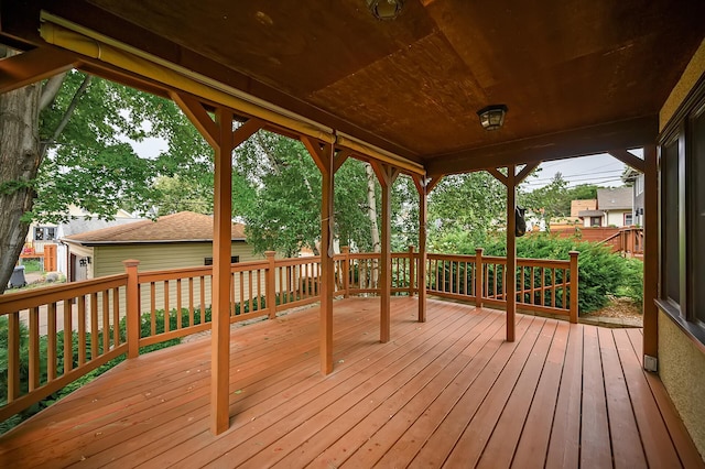 1928 Cleveland St NE, Minneapolis, MN 55418 - view of wooden terrace