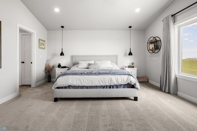 4533 38 1/2 Ave N, Reiles Acres, ND 58102 - carpeted bedroom with multiple windows, baseboards, and recessed lighting