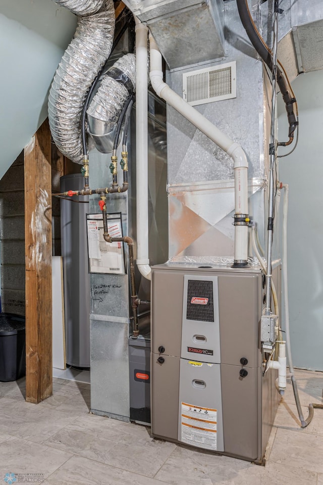 20482 28th Ave N, Cromwell Twp, MN 56549 - utility room with water heater