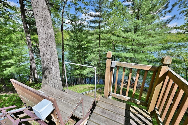 W2847 County Highway B, Madge Twp, WI 54870 - view of deck