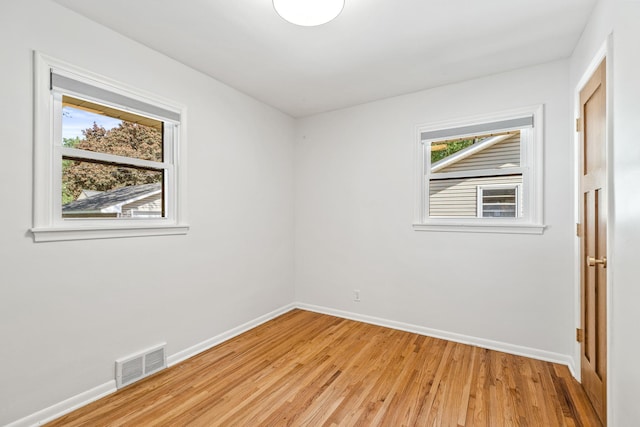 4342 Arthur St NE, Columbia Heights, MN 55421 - empty room featuring baseboards and light wood-type flooring
