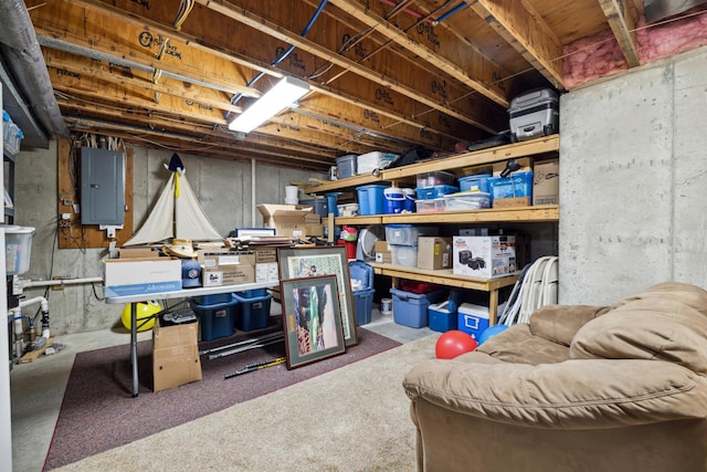 2031 Rose Creek Dr S, Fargo, ND 58104 - unfinished basement with electric panel