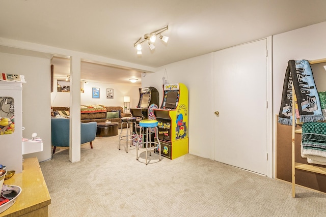 1491 Wynne Ave, Saint Paul, MN 55108 - rec room featuring carpet