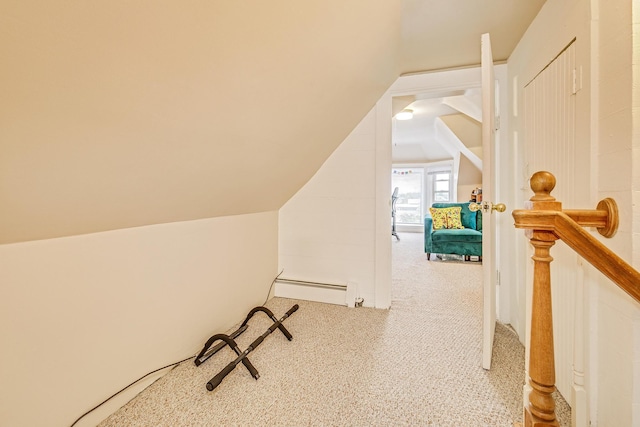 1491 Wynne Ave, Saint Paul, MN 55108 - bonus room featuring a baseboard heating unit and lofted ceiling