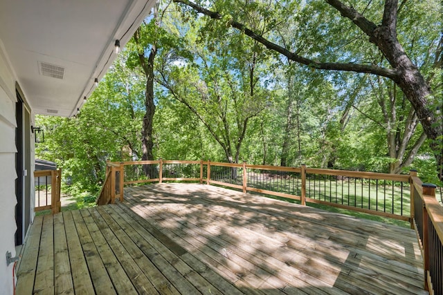 18120 27th Ave N, Plymouth, MN 55447 - wooden terrace with view of scattered trees