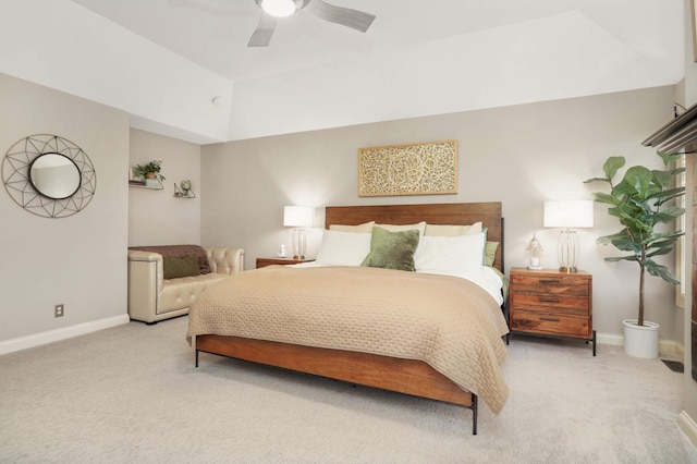 4266 Manor Court Rd, Minnetonka, MN 55345 - bedroom featuring light carpet, baseboards, and ceiling fan