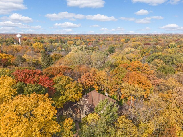 4266 Manor Court Rd, Minnetonka, MN 55345 - view from above of property with a heavily wooded area