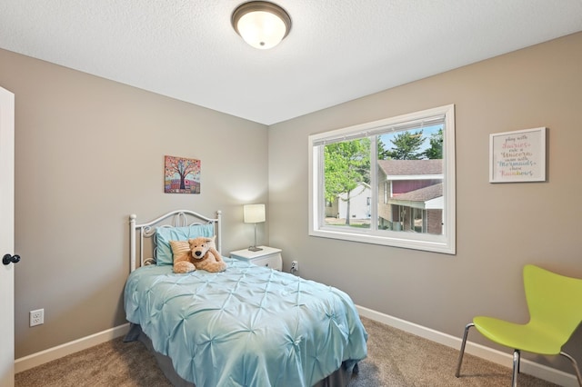 11350 97th Ave N, Maple Grove, MN 55369 - bedroom featuring carpet, baseboards, and a textured ceiling