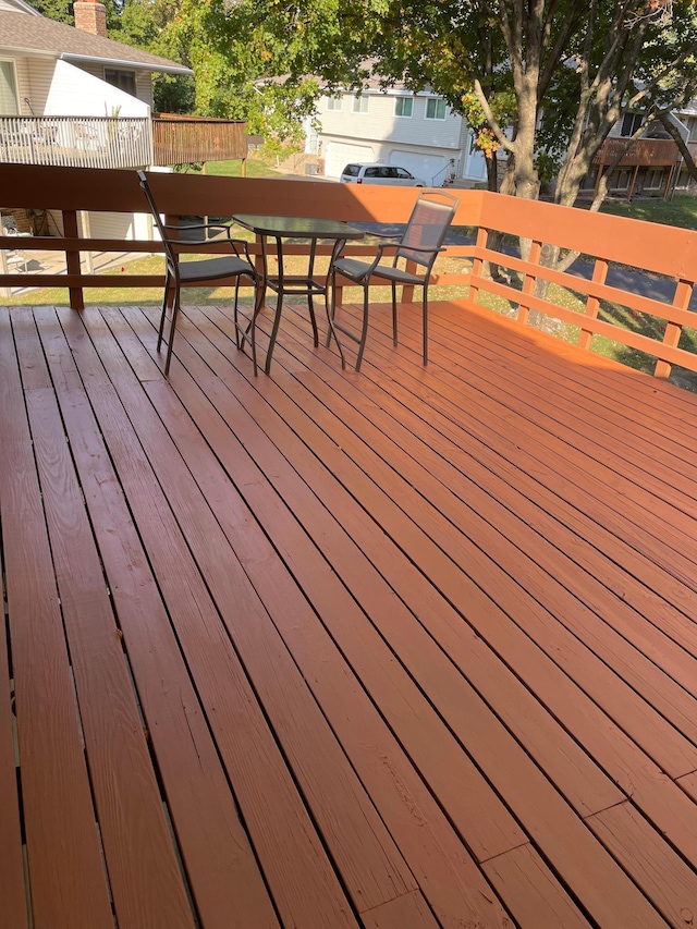 12232 Oak Leaf Cir, Burnsville, MN 55337 - view of wooden deck