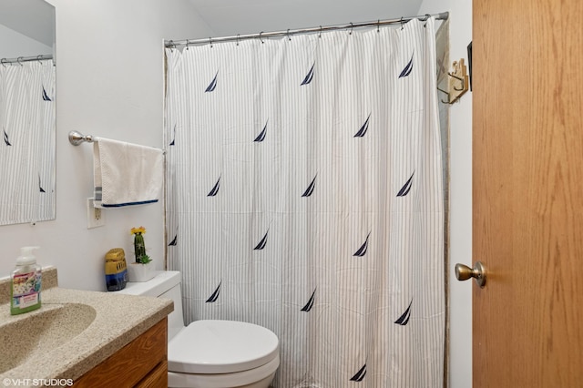 220 State St, Belle Plaine, MN 56011 - full bath with vanity, toilet, and a shower with curtain