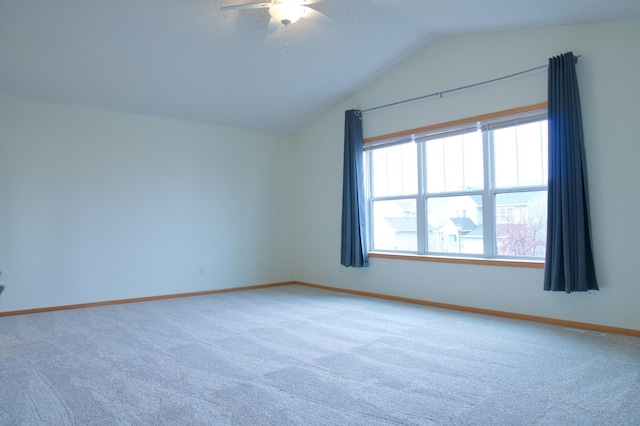4629 Empress Way N, Hugo, MN 55038 - additional living space featuring carpet, a ceiling fan, vaulted ceiling, and healthy amount of natural light