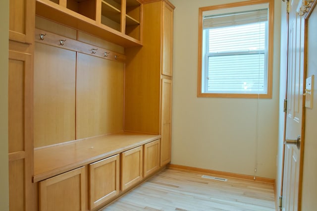 4629 Empress Way N, Hugo, MN 55038 - mudroom featuring light wood-style flooring and baseboards