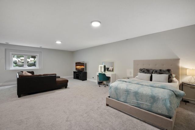 12601 Ridgemount Ave W, Minnetonka, MN 55305 - bedroom with carpet, baseboards, and recessed lighting