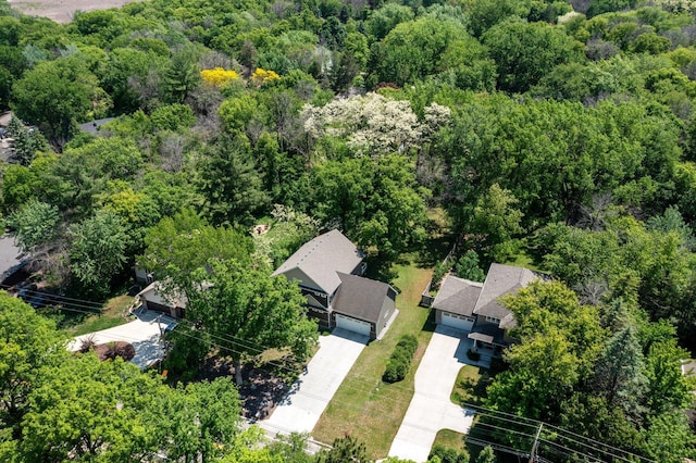 12601 Ridgemount Ave W, Minnetonka, MN 55305 - drone / aerial view of a forest