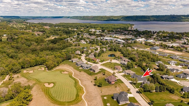 918 Hidden Meadow Ln, Lake City, MN 55041 - view of property location with a large body of water, nearby suburban area, and a local golf course