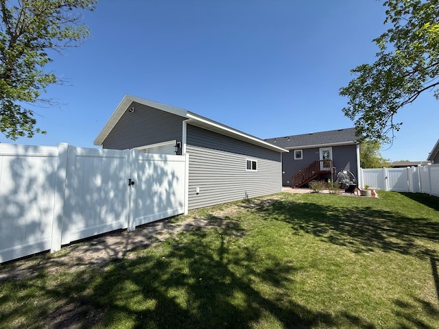 2014 Nelson Dr, Thief River Falls, MN 56701 - rear view of house featuring a gate