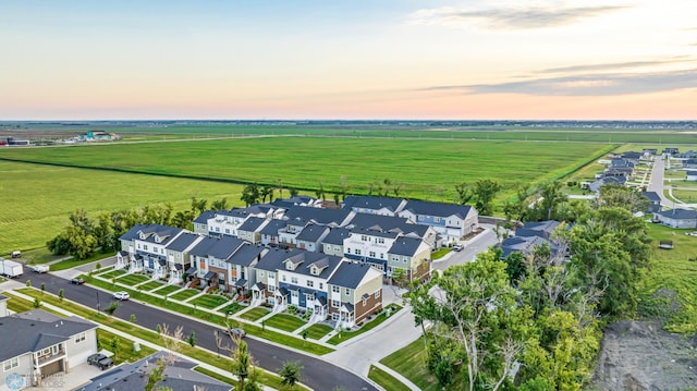 5837 41st St S, Fargo, ND 58104 - overview of rural landscape featuring nearby suburban area