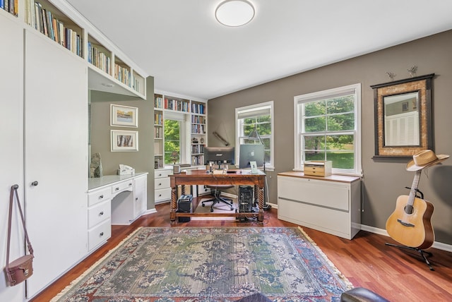 6413 Mendelssohn Ln, Edina, MN 55343 - office with wood finished floors