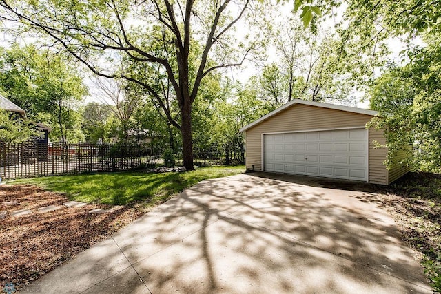 1342 10th St N, Fargo, ND 58102 - view of detached garage