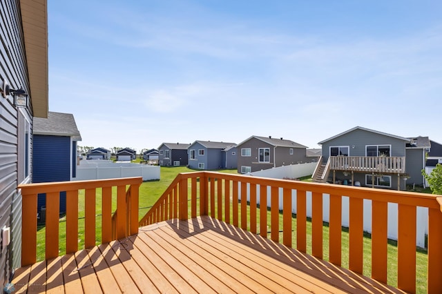 6718 69th Ave S, Horace, ND 58047 - wooden terrace featuring a residential view