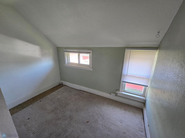 310 20th St N, Fargo, ND 58102 - carpeted empty room featuring vaulted ceiling and baseboards
