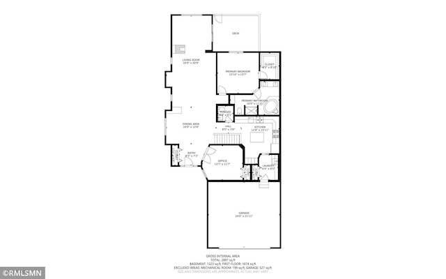 20595 Kearney Path, Lakeville, MN 55044 - property floor plan