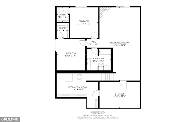 20595 Kearney Path, Lakeville, MN 55044 - floor plan / room layout