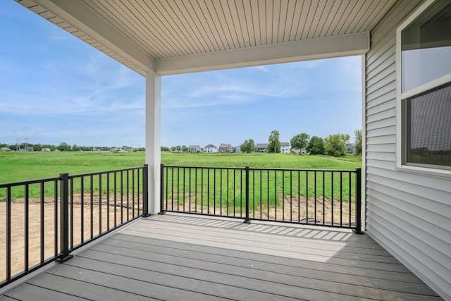 9729 49th St NE, Saint Michael, MN 55376 - wooden deck with a yard