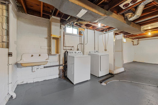 624 2nd St NE, Faribault, MN 55021 - basement with independent washer and dryer