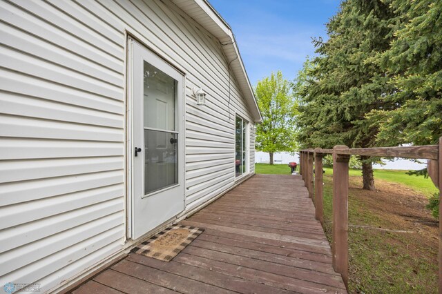 3022 Sandy Beach Rd, Hatton, ND 58240 - view of deck