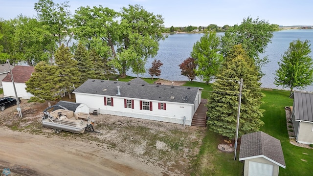 3022 Sandy Beach Rd, Hatton, ND 58240 - view of subject property with a nearby body of water