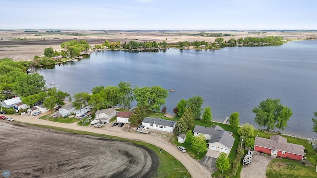 3022 Sandy Beach Rd, Hatton, ND 58240 - aerial view of residential area featuring a nearby body of water