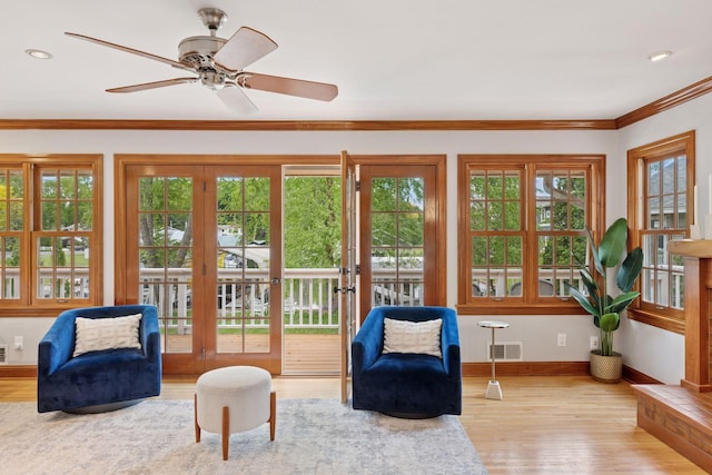 1709 Baywood Ln, Mound, MN 55364 - sunroom / solarium with french doors