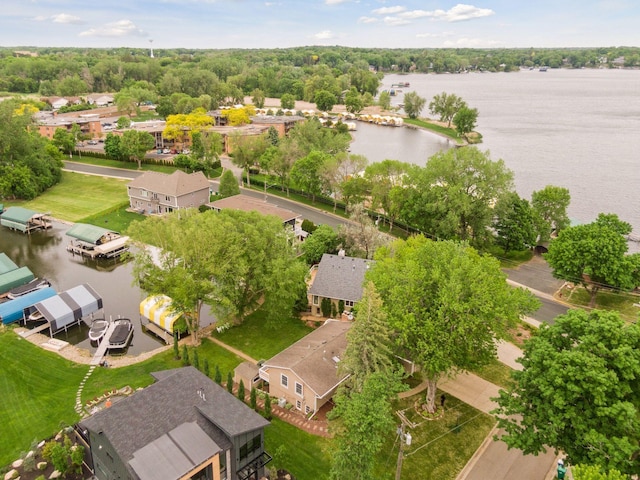 1709 Baywood Ln, Mound, MN 55364 - aerial view of residential area with a large body of water