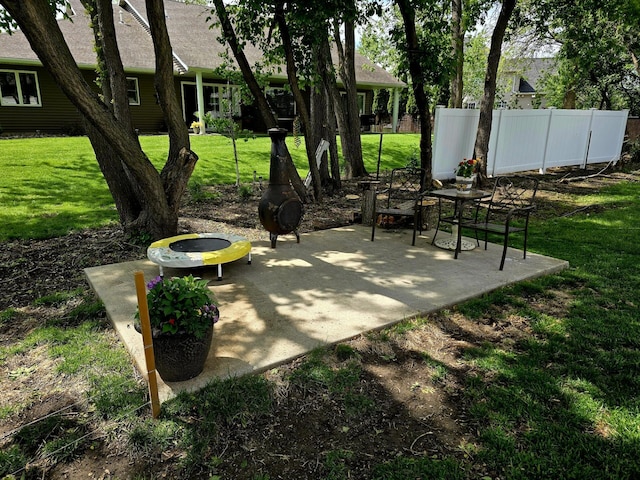 1612 17th St SW, Austin, MN 55912 - view of patio with a fire pit